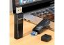 Картридер HOCO HB20 Mindful 2 in 1 USB 3.0/5Gbps, USB-A на microSD, SD черный