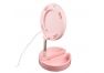 Кольцевая LED лампа настольная WK G3 Foldable & Portable Selfie Stick With LED For Influencer розовая