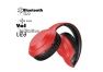 Bluetooth гарнитура HOCO W28 Jorney BT5.0 накладная с регулятором громкости (красная)