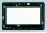 Дисплей (экран) в сборе (матрица CLAA101WJ03 + тачскрин FP-TPAY101044-01X-H) для Asus T100 черный с рамкой