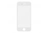 Стекло + OCA в сборе с рамкой для переклейки для iPhone 5S, 5SE олеофобное покрытие (белое)