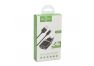 Блок питания (сетевой адаптер) HOCO C12 Smart 2xUSB, 2.4А + USB кабель Lightning 8-pin, 1м черный