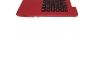 Клавиатура (топ-панель) для ноутбука Asus X456 черная с красным топкейсом