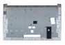 Клавиатура (топ-панель) для ноутбука Haier U1500EM U1510SM серебристая с серебристым топкейсом
