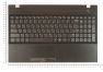 Клавиатура (топ-панель) для ноутбука Samsung 300V5A 305V5A черная с черным топкейсом (небольшие потертости)