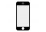 Стекло + OCA в сборе с рамкой для iPhone 5S, 5SE олеофобное покрытие (черное)