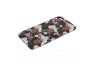 Защитная крышка для iPhone 8 Plus/7 Plus "KUtiS" Skull BK-1 Черепа и цветы (черная с белым)