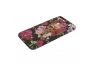 Защитная крышка для iPhone 8 Plus/7 Plus "KUtiS" Skull BK-3 Череп и цветы (черная с красным)