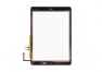 Сенсорное стекло (тачскрин) для iPad 6 (2018) A1893, A1954 + серебряная кнопка HOME с микросхемой (белый) AAA+