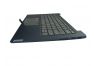 Клавиатура (топ-панель) для ноутбука Lenovo IdeaPad S340-14 черная с темно-синим топкейсом, с подсветкой