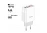 Блок питания (сетевой адаптер) HOCO C93A Easy Charge 3xUSB, 3.4А, LED дисплей белый
