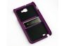 Защитная крышка Flip Cover для Samsung N7000, i9220 Galaxy Note подставка фиолетовая, пластик