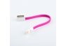 USB Дата-кабель на магните для Apple 30 pin, розовый, коробка