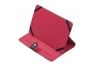 Чехол из эко – кожи на застежке для планшетного ПК 9" раскладной, черный, розовый
