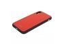 Защитная крышка "LP" для iPhone X "Glass Case" (красное стекло/коробка)