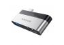 Адаптер BOROFONE DH2 Type-C – HDMI + USB 3.0 (серебряный)