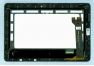 Дисплей (экран) в сборе с тачскрином для Asus ME103 белый с рамкой