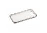 Силиконовый чехол Protective Case для Samsung Galaxy S6 TPU прозрачный с серебряной хром рамкой