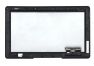 Сенсорное стекло (тачскрин) для Asus T300 5404 FPC-1 черное с рамкой