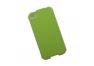 Чехол из эко – кожи LP для Apple iPhone 4, 4s раскладной, зеленый