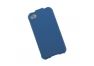 Чехол из эко – кожи LP для Apple iPhone 4, 4s раскладной, синий
