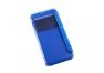 Чехол из эко – кожи LP для Apple iPhone 6, 6s Plus раскладной с окошком, синий