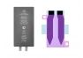 Аккумуляторная ячейка (банка) для iPhone 15 усиленная 3.87V 3349 mAh с монтажным скотчем