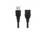 Кабель удлинитель VIXION CAB43 USB 2.0 (M) - USB 2.0 (F) 1.5м черный