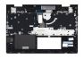 Клавиатура (топ-панель) для ноутбука HP Envy x360 15-BQ черная с черным топкейсом