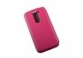 Чехол из эко – кожи PIPILU FIBCOLOR для LG G2 mini раскладной, розовый