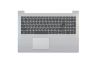Клавиатура (топ-панель) для ноутбука Lenovo IdeaPad 330-15 черная с серебристым топкейсом
