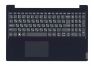 Клавиатура (топ-панель) для ноутбука Lenovo IdeaPad S145-15 темно-серая с черным топкейсом