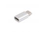 Адаптер BOROFONE BV4 Micro USB – Тype-C (серебряный)