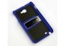 Защитная крышка для Samsung N7000/i9220 Galaxy Note "Flip Cover" подставка синяя пластик