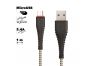 USB кабель BOROFONE BX25 Powerful MicroUSB 2.4A нейлон 1м (черный)