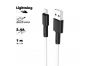 USB кабель BOROFONE BX31 Soft Silicone Lightning 8-pin 2.4A силикон 1м (белый)