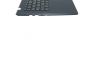 Клавиатура (топ-панель) для ноутбука Asus E510KA черная с черным топкейсом