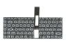 Клавиатура для ноутбука Asus N46 черная с подсветкой без рамки