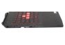 Топ-панель (топкейс) в сборе с клавиатурой для ноутбука HP Omen 15-CE черная с черным топкейсом, с подсветкой