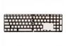 Клавиатура для ноутбука HP Pavilion 15-P 17-F черная без рамки с красной подсветкой