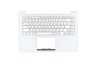 Клавиатура (топ-панель) для ноутбука Asus E402 белая с белым топкейсом