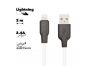 USB кабель HOCO X21 Plus Silicone Lightning 8-pin 2.4А силикон 2м (белый, черный)