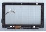 Сенсорное стекло (тачскрин) для Asus VivoBook S200 X201 X202 18140-11630100 черное c рамкой