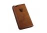 Чехол из эко – кожи History "Знак крылья" для Apple iPhone 6, 6s Plus раскладной, коричневый