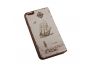 Чехол из эко – кожи History "Штурвал и морской узел" для Apple iPhone 6, 6s Plus раскладной, белый